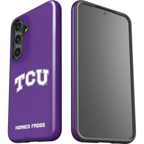 Texas Christian University TCU Horned Frogs Galaxy S24 Impact Case